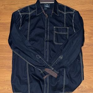 Mens Marc Ecko dress shirt size Large